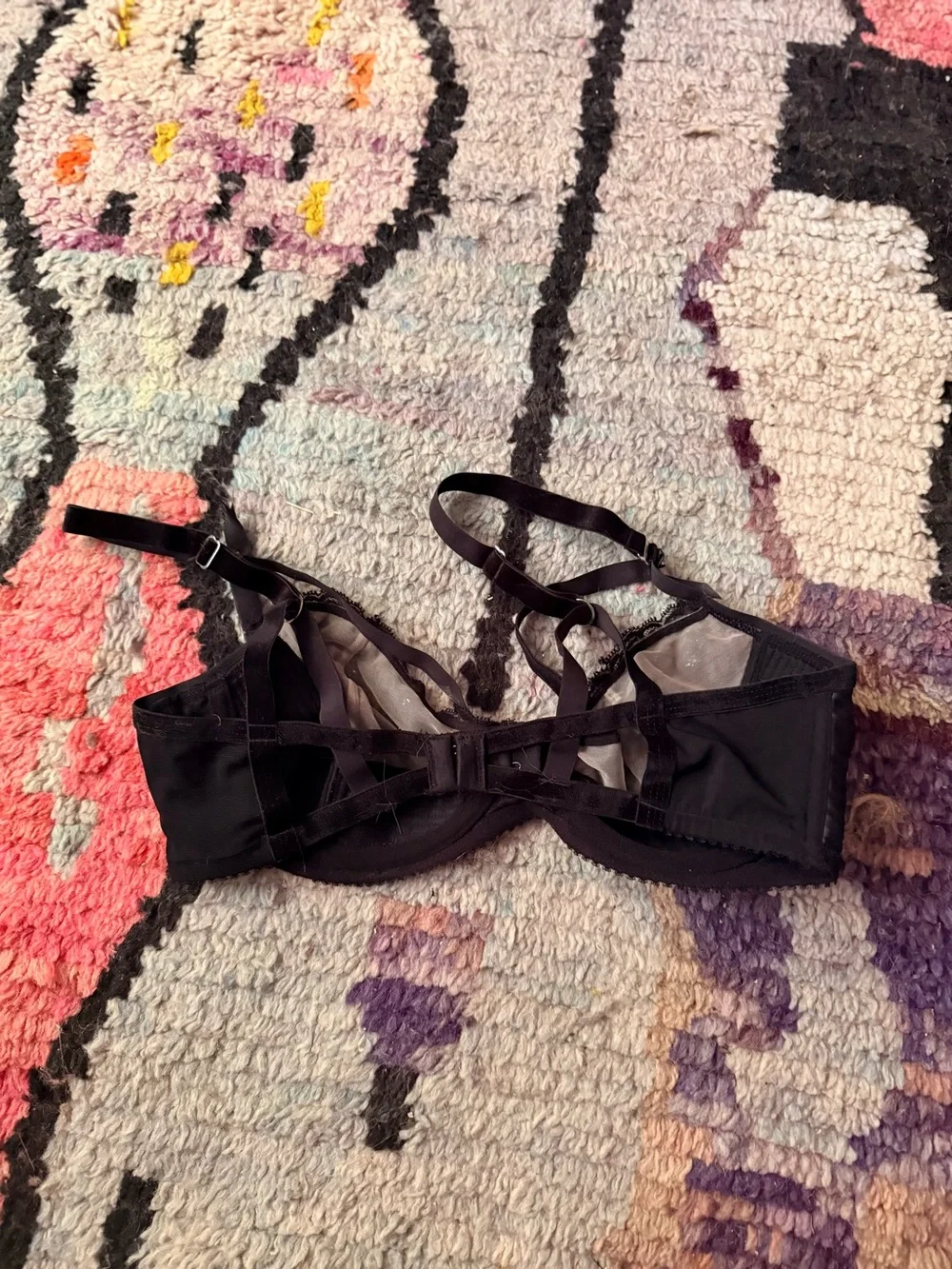 Dita Von Teese Madame X Black Sequin Bra | Vintage Glamour - Size 34DD/34E